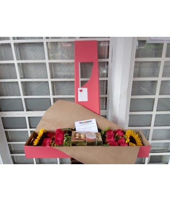 Caja 12 de rosas