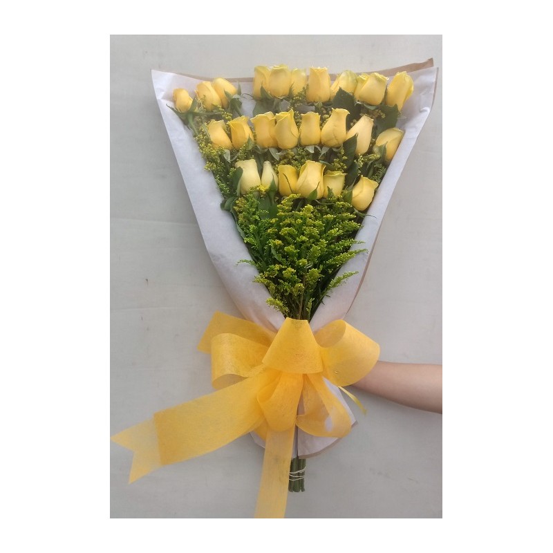 Bouquet rosas  amarillas