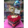 Caja corazón con Ferrero corazón 05